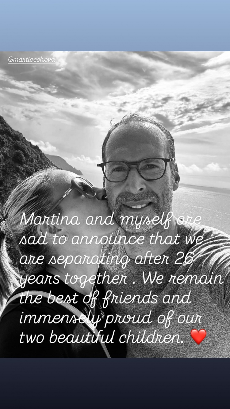 相识26年！切赫宣布与妻子离婚：我们决定分开，但仍是最好的朋友